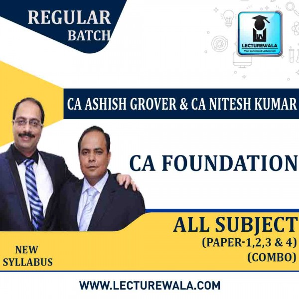 CA Foundation All Subject Combo Regular Course By AKN CA Classes: Google Drive.
