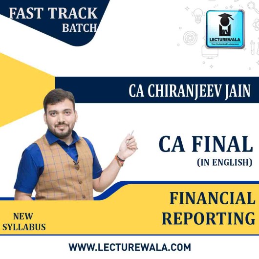 CA Final FR - Crash Course - English (60 Hrs) by CA chiranjeev jain : Pendrive/Online classes.