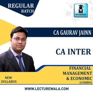 CA Inter Fm-Eco Regular Course By CA Gaurav Jainn : online classes. CA Inter Fm-Eco Regular Course By CA Gaurav Jainn : online classes.