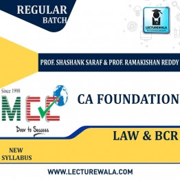 CA Foundation Law & BCR Regular Course: Video Lectures + Study Materials By Mittal Commerce Classes (For May 2022 & Nov 2022)