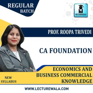 CA Foundation Economics And Business Commercial Knowledge Regular Course Combo : Video Lecture + Study Material By Roopa Trivedi (For Nov. 2020) CA Foundation Economics And Business Commercial Knowledge Regular Course Combo : Video Lecture + Study Material By Roopa Trivedi (For Nov. 2020)