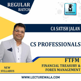CS Professionals FTFM Regular Course : Video Lecture + Study Material By CA Satish Jalan (For Nov 2022) CS Professionals FTFM Regular Course : Video Lecture + Study Material By CA Satish Jalan (For Nov 2022)