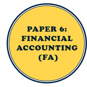 CMA Inter PAPER 6 Financial Accounting (FA)