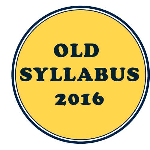 Old Syllabus 