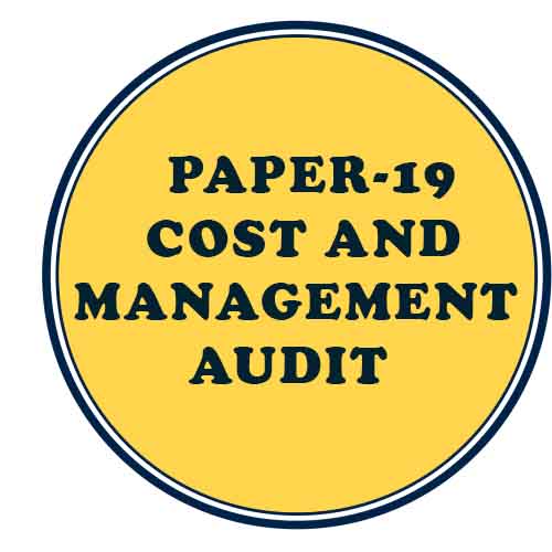 Paper-19 Cost And Management Audit 