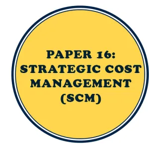 CMA Final Paper 16: Strategic Cost Management (SCM)