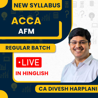CA Divesh Harplani Advanced Financial Management by ACCA Professional Level