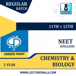 Chemistry & Biology Video Lectures (11th+12th) with Online Test Series | NEET | Validity 2 Yrs | Medium : English Language | By Career Point