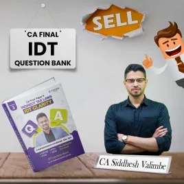 CA Final IDT Clarity Q/A Question Bank Books For Nov. 2026 Onwards By CA Siddhesh Valimbe