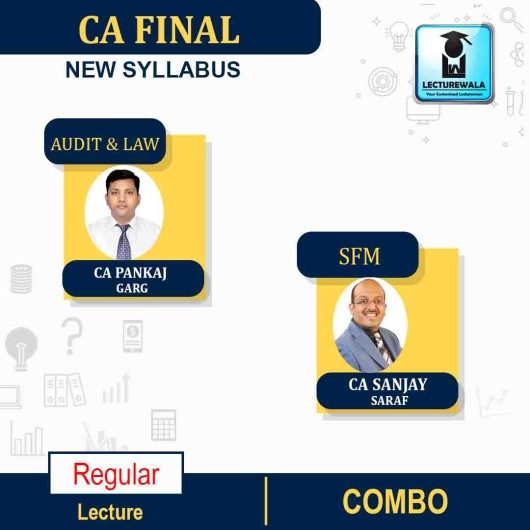 CA FINAL Audit & Law (Feb. 2021 Batch) & SFM Combo New Syllabus Regular Course By CA Pankaj Garg &  CA Sanjay Saraf  : Pen Drive / Online Classes