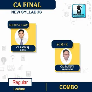 CA Final Audit & Law (Feb. 2021 Batch) & SCMPE (Latest Rec.) New Syllabus Regular Course By CA PANKAJ GARG & CA SANJAY AGARWAL : Pen Drive / Online Classes CA Final Audit & Law (Feb. 2021 Batch) & SCMPE (Latest Rec.) New Syllabus Regular Course By CA PANKAJ GARG & CA SANJAY AGARWAL : Pen Drive / Online Classes