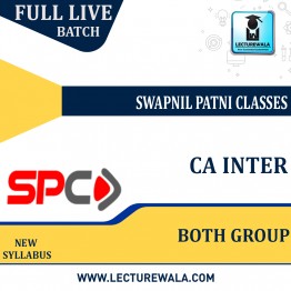 CA Inter Both Group Combo Online Live & F2F Batch  : Video Lecture + Study Material By SPC (For Nov. 2022)