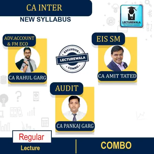 CA Inter Group-2 All Subject Combo Regular Course by CA Rahul Garg, CA Pankaj Garg : Pen Drive / Online Classes