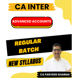 CA Inter (New Course)-Advanced Accounting (ADV-ACC) by CA Parveen Sharma: Google Drive & Pendrive