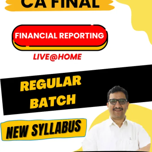 CA Parveen Sharma Financial Reporting (FR) Regular Live Classes For CA Final: Online Classes