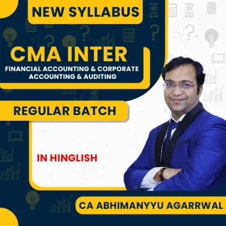 CA Abhimanyyu Agarrwal Financial Accounting & Corporate Accounting & Auditing COMBO Regular Online Classes For CMA Inter : Google Drive/ Pen Drive. CA Abhimanyyu Agarrwal Financial Accounting & Corporate Accounting & Auditing COMBO Regular Online Classes For CMA Inter : Google Drive/ Pen Drive.