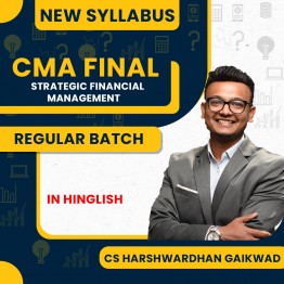 CS Harshwardhan Gaikwad CMA Final SFM 