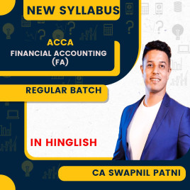 SWAPANIL PATNI By ACCA Knowledge Level Individual Financial Accounting (FA) Full Lectures Level Google Drive &amp; LIVE Classes