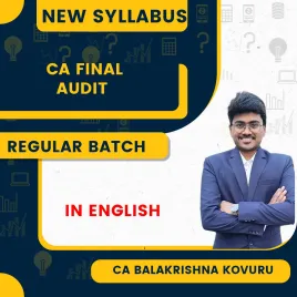 Advaned Audit Regular online Classes For CA Final By CA Balakrishna Kovuru