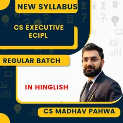 CS Executive ECIPL New Syllabus COMBO GROUP 2 Laws paper : Video Lecture + Study Material by CS Madhav Pahwa