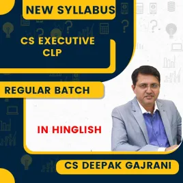 CS Deepak Gajrani Company Law Regular Online Classes For CS Executive 