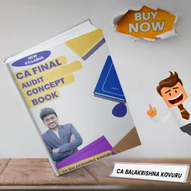 CA Final Audit Concise (Concept Book by CA Balakrishna Kovuru - Latest Edition Study Material