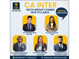 Make Your Own CA Inter New Syllabus Combo With SPC Faculty  (CA Swapnil Patni Classes)