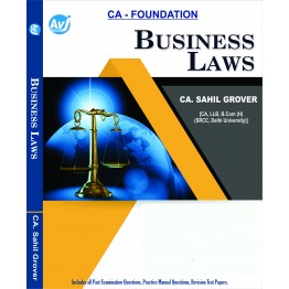 CA Foundation Business Laws (5th Edition) : Study Material By CA Sahil Grover (For may.2022 nov.2022)