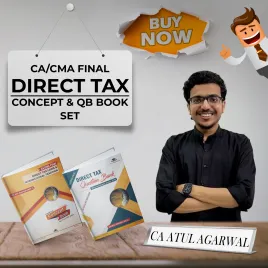 CA Atul Agarwal Direct Tax Concept Book & Question Book Combo For CA Final: Study Material CA Atul Agarwal Direct Tax Concept Book & Question Book Combo For CA Final: Study Material
