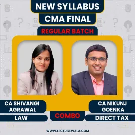 CA Nikunj Goenka DT &amp; CA Shivangi Agrawal Law Regular Combo Classes For CMA Final : Google Drive Classes.