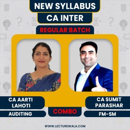 CA Aarti Lahoti Audit & CA Sumit Parashar FM-SM COMBO