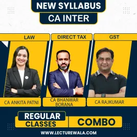 Ca Inter New New Syllabus GROUP-1 DT IDT LAW REGULAR BY CA BHANWAR BORANA CA RAJKUMAR AND CA ANKITA PATNI