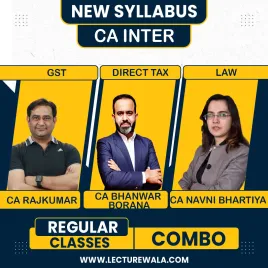 CA INTER NEW SYLLABUS Law Dt Idt Regular By Ca Cs Navni Bhartiya Ca Bhanwar Borana Ca Rajkumar For Sept 2026 &amp; Jan 2027