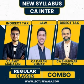 CA Inter Coprtporate and Other Law And Direct Tax &amp; Indirect Tax By CA Bhanwar Borana, CA Amit Mahajan &amp; CA Karan Kumar