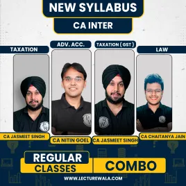 CA Inter Pro Udesh Regular Jan 2027 Group 1 Combo by Pw : Online Classes