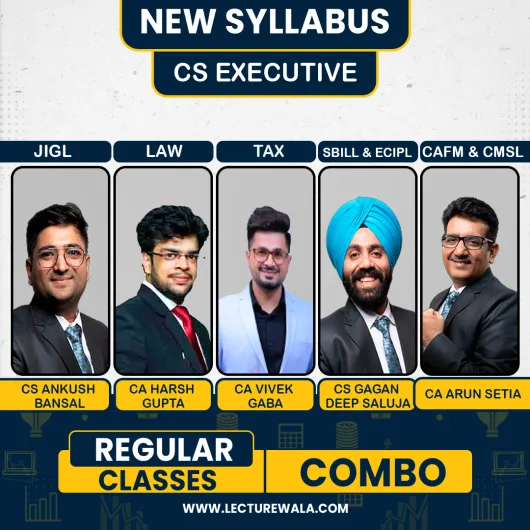 CS Executive New Syllabus Both Group Combo Live & Face To Face Classes By Vg Study Hub : Online Classes 