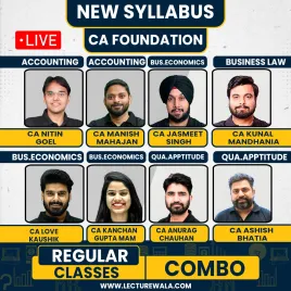 CA Foundation Sampurna Pro (All Subject Combo) For Jan / May 2026 By CA Wallah 