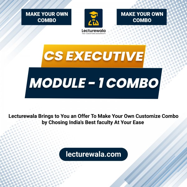  CS Executive Module-1 Combo Regular Course By India's Best Faculty : Onlive Classes.