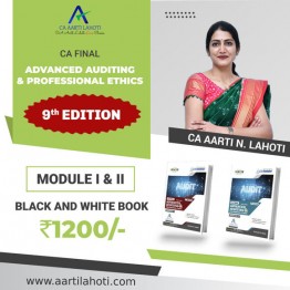  CA Final Advanced Auditing and Professional Ethics Notes ( Set Of 2 modules) (9th Edition) By CA Aarti Lahoti: Online books.