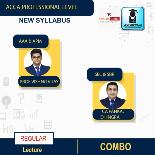 ACCA Professional Level Registration with Any 2 Subjects Classes+ Study Material + Revision Boot Camp By FinTram Global (For Sep-22, Dec-22, March-23, June-23)