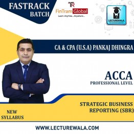 ACCA Professional Level Strategic Business Reporting (SBR) (ENGLISH) Revision Boot Camp +  Video Question Marathon By CA & CPA (U.S.A) Pankaj Dhingra (For, Dec-23, March-24, June-24)