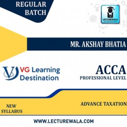 ACCA Strategic Professional Level Advance Taxation(ATX//P6) By Mr. Akshay Bhatia