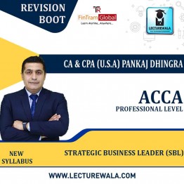 ACCA  Professional Level Strategic Business Leader (SBL) Revision Boot Camp + Study Material By CA & CPA (U.S.A) Pankaj Dhingra (For  June 2022)