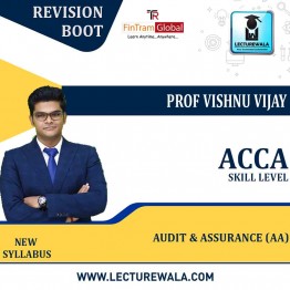 ACCA  Skill Level Audit & Assurance (AA) (ENGLISH) Revision Boot Camp + Study Material By Prof. Vishnu Vijay (For Dec 2021, March 2022, June 2022)