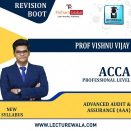ACCA  Professional Level Advanced Audit & assurance (AAA) – International –  (ENGLISH) Revision Boot Camp + Study Material By Prof. Vishnu Vijay (For  June 2022)