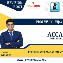ACCA  Skill Level Performance Management (ENGLISH) Revision Boot Camp + Study Material By Prof. Vishnu Vijay (For  June 2022)