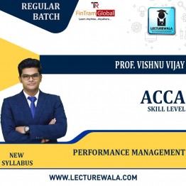 ACCA Skill Level Performance Management (PM) (ENGLISH) Full Course Lectures+ Revision Boot Camp + Study Material By Prof. Vishnu Vijay (For June 2022)