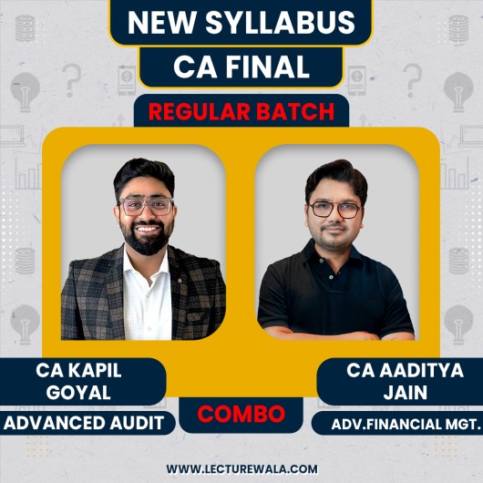 CA Kapil Goyal Audit & CA Aaditya Jain AFM Combo regular Online Classes For CA Final: Google Drive Classes.