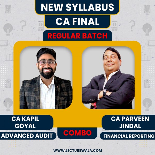 CA Kapil Goyal Audit & CA Parveen Jindal FR Combo Regular Online Classes For CA Final: Google Drive Classes