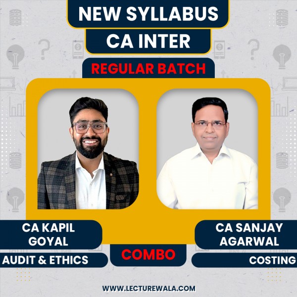 CA Kapil Goyal Audit & CA Sanjay Aggarwal Costing Combo regular online Classes For CA Inter: Google Drive classes.